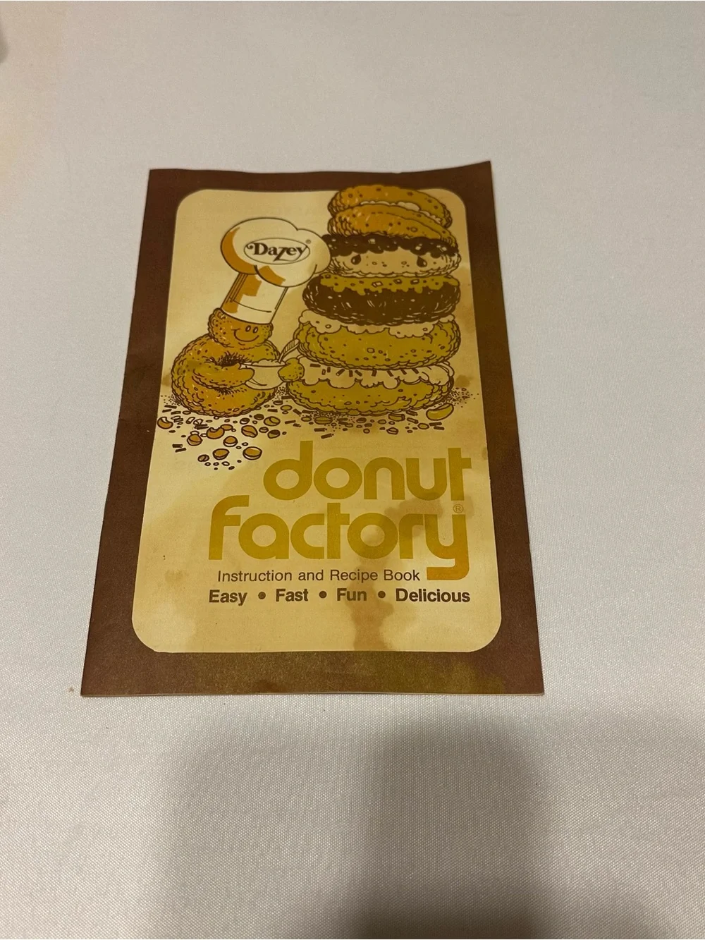 Vintage Donut Factory Donut Maker - Black